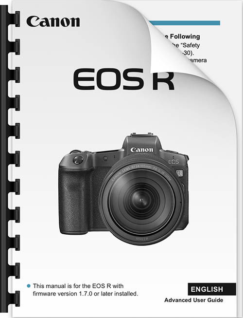 Canon EOS R User Manual PDF Download - RF Shooters