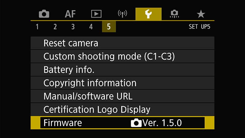 Canon R7 Firmware Update Version 1.4.0 - RF Shooters