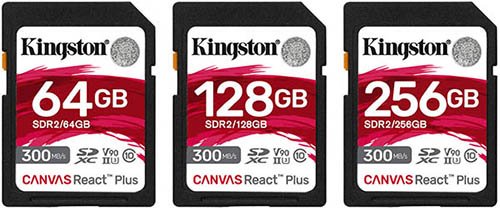 Kingston Canvas React Plus UHS-II SDXC Memory Card