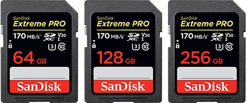 1. SanDisk Extreme Pro UHS-I