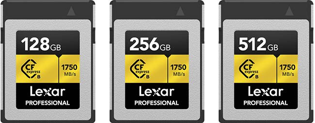 Lexar Professional CFexpress Type-B Memory Cards