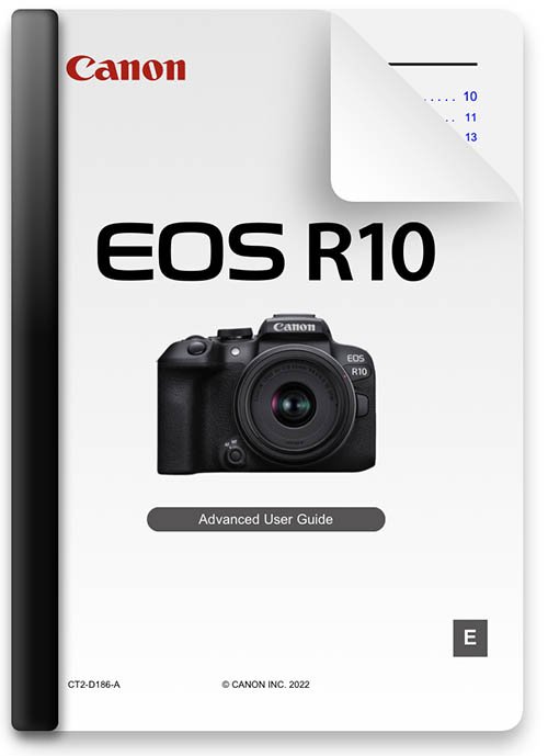 Canon: Manual do produto: EOS R10 : Data/Hora/Zona