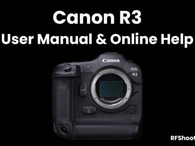 Canon R3 User Manual