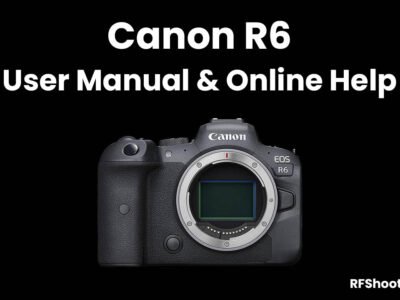 Canon R6 User Manual