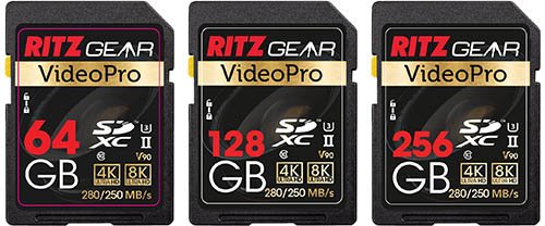 Ritzgear Video Pro Memory Cards UHS-II