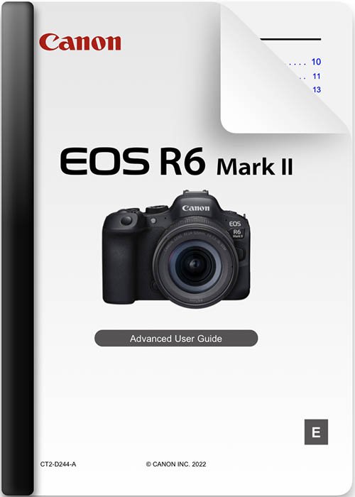 Canon R6 Mark II User Manual PDF