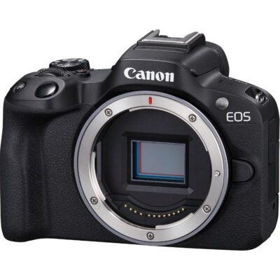 Canon R50 Front Angle