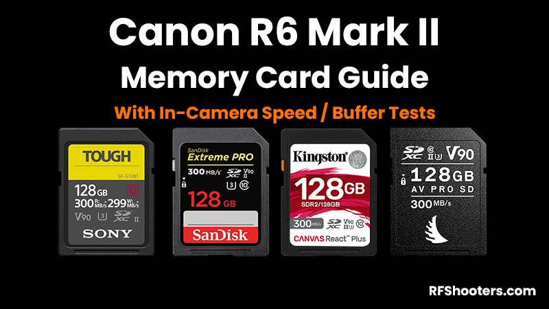Canon R6 Mark II Memory Card Guide