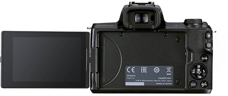 Canon M50 II Rear LCD