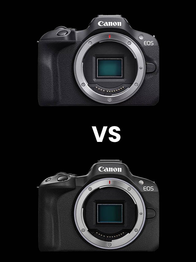 Canon R100 vs R50 – 7 Key Differences