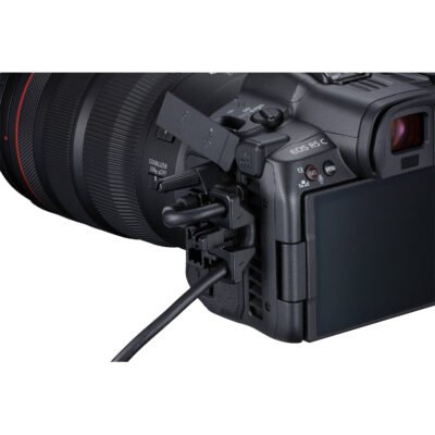 Canon R5C Ports Left Side