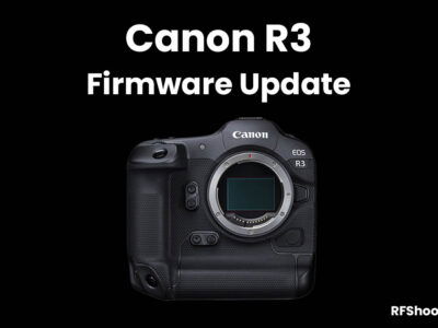 Canon R3 Firmware Update Version 1.8.0